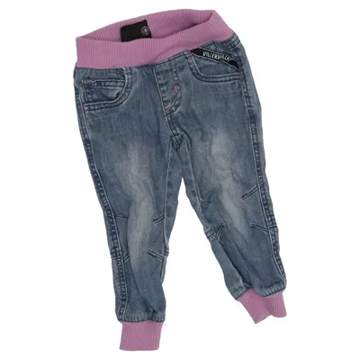 Jeans (Blå, Rosa) från Villervalla Bomull