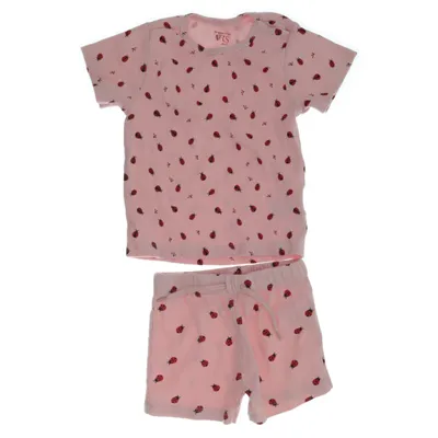 Pyjamas (Rosa, Röd) från VRS Bomull, Elastan