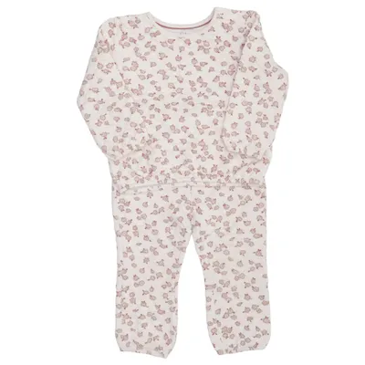 Pyjama (Blanc, Rose) de Baby C&A Coton, Élasthane, Polyester