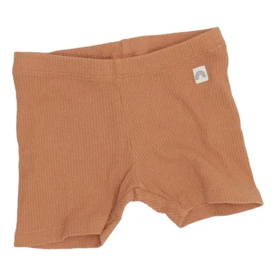 Korte broek (Bruin, Oranje) van Lindex Baby Katoen, Elastaan