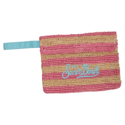 Aftonväska (Rosa, Beige) från MC2 Saint Barth Bomull