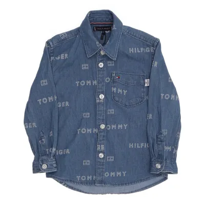 Denim shirt (Blue) from Tommy Hilfiger Cotton, Elastane
