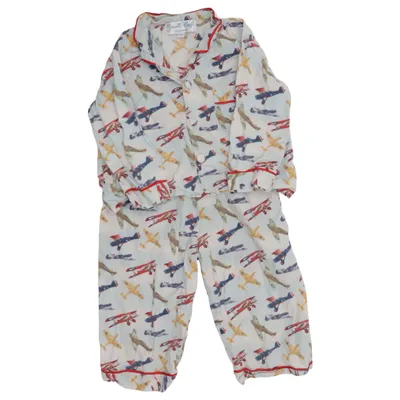 Pajamas (Blue, Multicolored) from Powell Craft Cotton