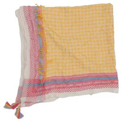 Shawl (Yellow, Red, Multicolored) from Zara Accessories