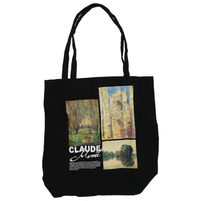 Canvas tas (Zwart, Meerkleurig) van Primark