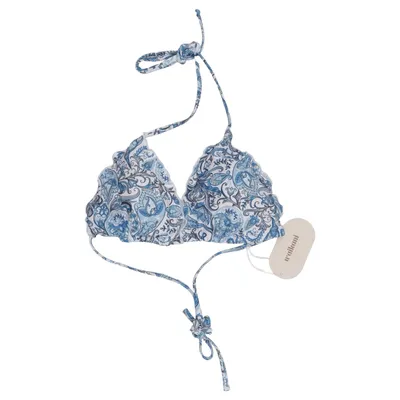 Bikini top (Blue, White) from Waikani Elastane, Polyester