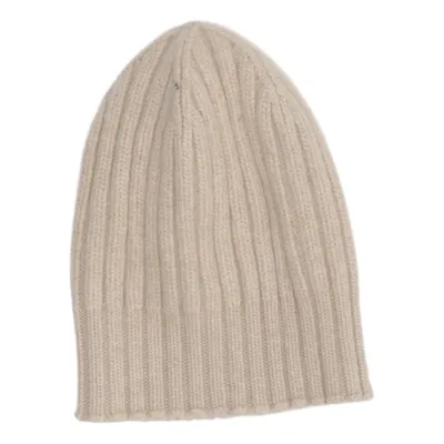 Beanie (Beige) from Rose & Born Cashmere, Wool