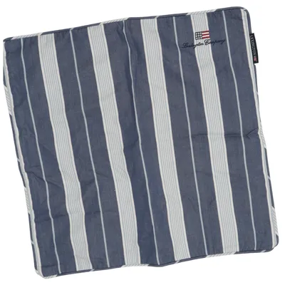 Housse de coussin (Bleu, Blanc) de Lexington Company