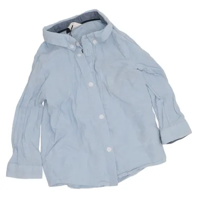 Chemise (Bleu) de H&M Baby Coton, Lin