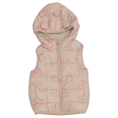 Ytterväst (Beige, Rosa) från Topomini Bomull, Återvunnen polyester