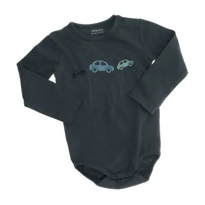 Body (Blå) från Friends Bomull, Elastan