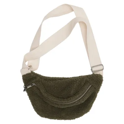 Waist bag (Green, Beige) from Octobre Éditions