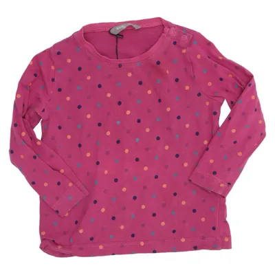 Långärmad t-shirt (Rosa, Flerfärgad) från Kids by Lindex Bomull, Elastan