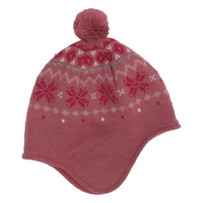 Tophue (Pink, Flerfarvet) fra Polarn O. Pyret Merinould, Genanvendt polyester