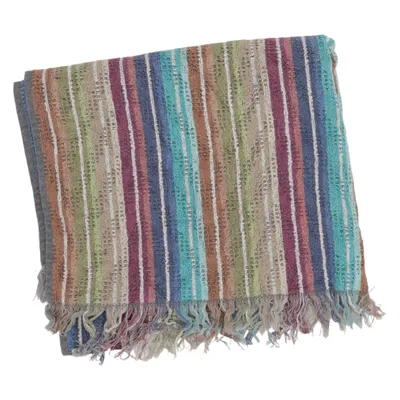 Håndklæde (Blå, Lilla, Flerfarvet) fra Missoni Home Bomuld
