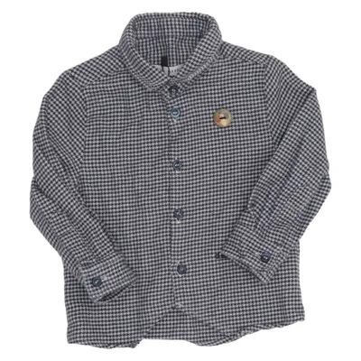 Shirt (Blue, White) from Daniele Alessandrini Cotton