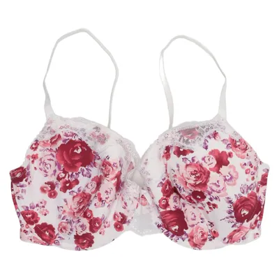 Bra (White, Red, Purple) from Mariemeili Elastane, Polyamide