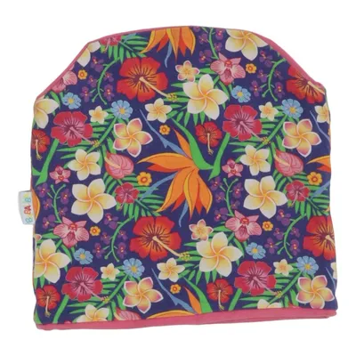 Beanie (Blauw, Meerkleurig) van Babauba Katoen, Elastaan