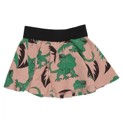 Kjol (Rosa, Grön, Svart) från Mini Rodini Elastan, Ekologisk bomull