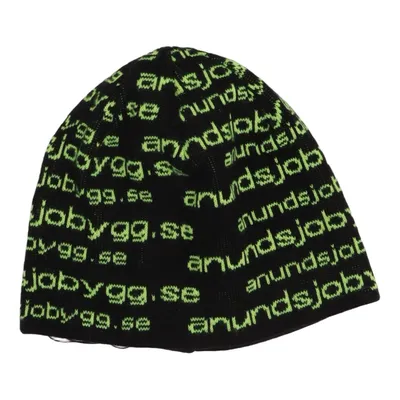 Beaniehue (Sort, Grøn) fra Seger Akryl, Bomuld