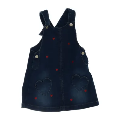 Hängselklänning (Blå, Röd) från Baby C&A Bomull, Elastan, Polyester