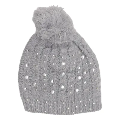 Bobble hat (Gray) from Tedi Acrylic