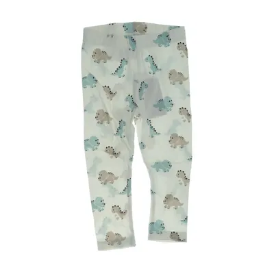 Leggings (Vit, Flerfärgad) från KappAhl Bomull, Elastan