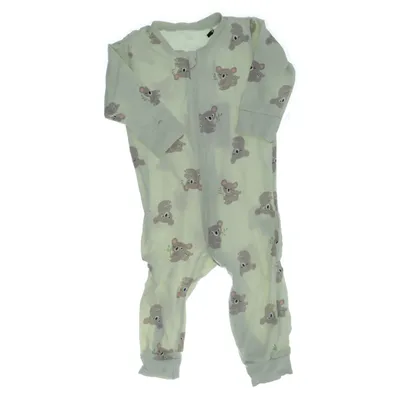 Sparkdräkt (Beige, Grå) från Lindex Baby Bomull