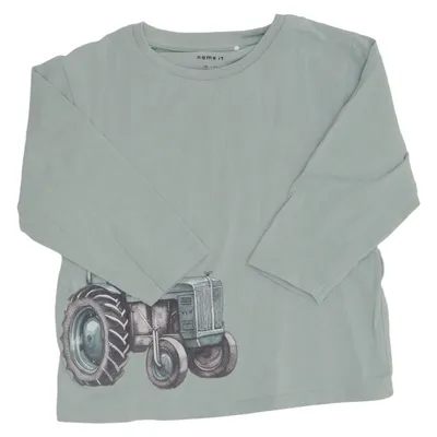 T-shirt à manches longues (Vert) de Name It Coton biologique