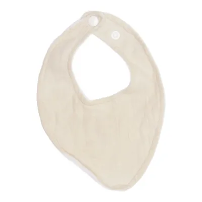 Bib (Beige) from Rikiki Cotton