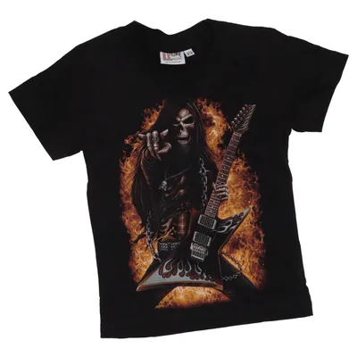 T-shirt (Svart, Flerfärgad) från Rock Eagle Bomull