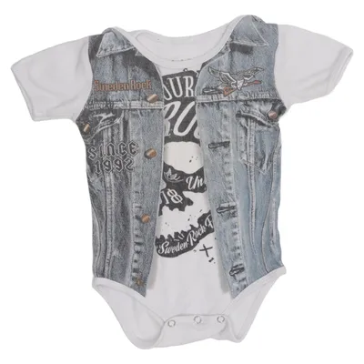 Body (Vit, Grå, Svart) från Sweden Rock Wear Bomull