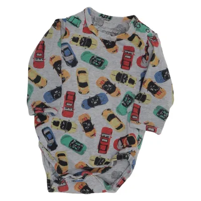 Body (Grå, Flerfarvet) fra MyWear Baby Bomuld, Elastan