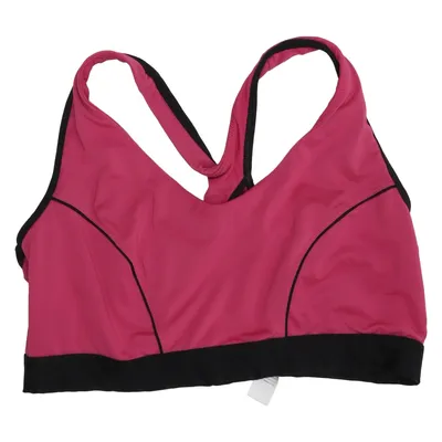 Brassière (Rose, Noir) de Mariemeili Élasthane, Polyester
