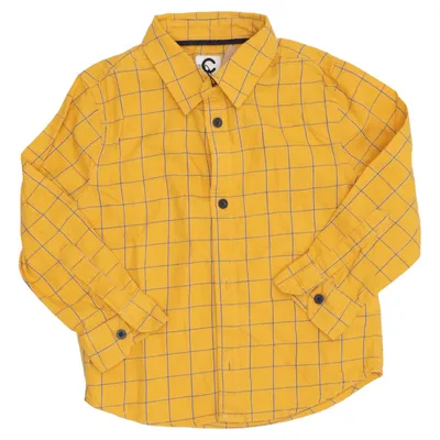 Skjorta (Gul, Svart) från Cubus Bomull