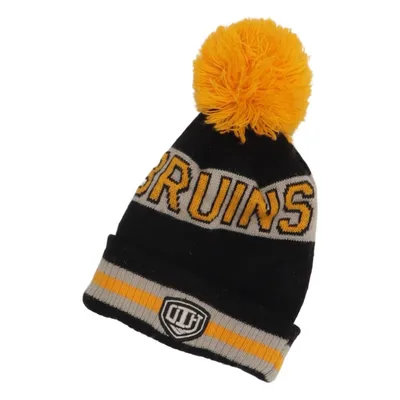 Bobble hat (Black, Yellow, Gray) from Old Time Hockey Acrylic