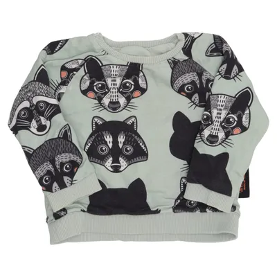 Sweatshirt (Vert, Noir, Blanc) de Filemon Kid Coton biologique