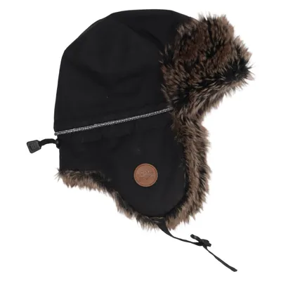 Trapper hat (Brown, Black) from Wilma & Morris Polyamide, Polyester, Polyurethane