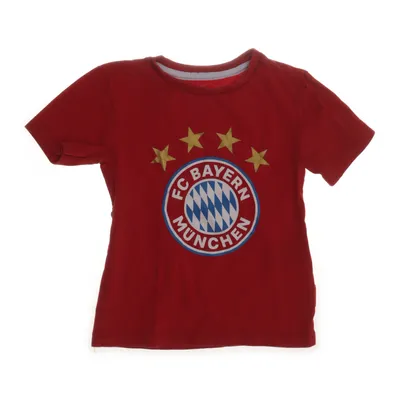 T-shirt (Röd, Flerfärgad) från FC Bayern München Bomull