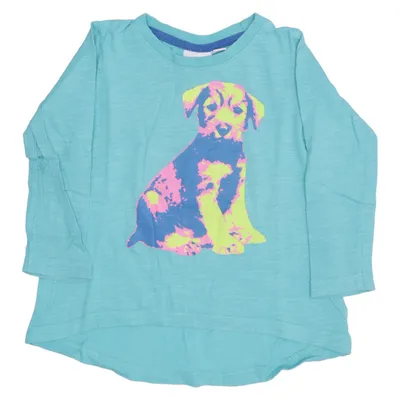 Lange mouwen shirt (Blauw, Meerkleurig) van MyWear Katoen