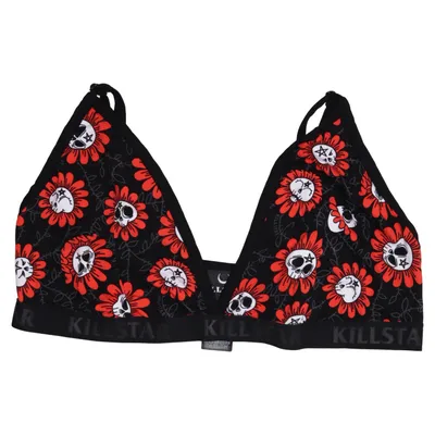 Brassière (Noir, Rouge, Blanc) de Killstar Élasthane, Viscose