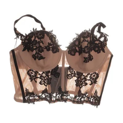 Bustier (Beige, Svart)