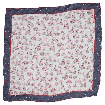 Mouchoir (Blanc, Bleu, Rouge) de Passigatti Soie