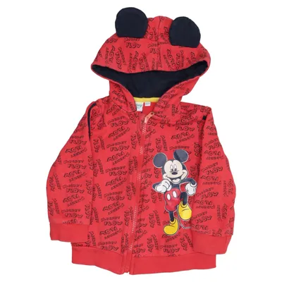 Sweat à capuche (Rouge, Bleu, Jaune) de Disney Baby Coton