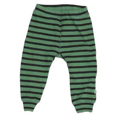 Pants (Green, Black) from Småfolk Cotton, Elastane