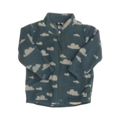 Fleecejakke (Hvid, Blå) fra Lindex Baby Polyester