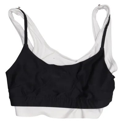 Brassière (Noir, Blanc) de Joylab Élasthane, Polyester