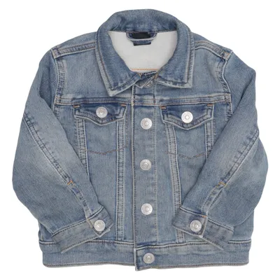 Veste en jean (Bleu) de H&M Coton, Élasthane, Polyester