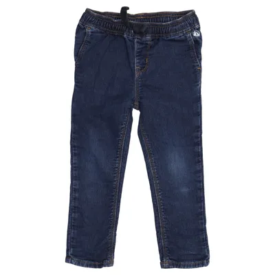 Jean (Bleu) de Petit Bateau Coton, Élasthane, Polyester