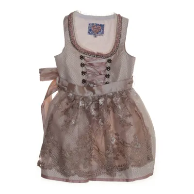 Dirndl (Beige, White, Pink) from Alpin Polyester